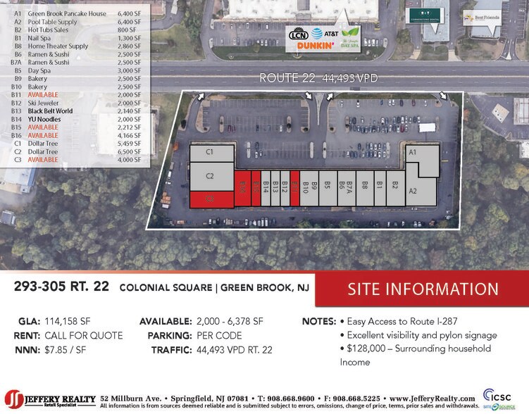 More Photos Of 299 US Highway 22, Green Brook Unknown For Lease