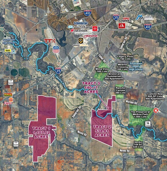 More Photos Of Somerset Rd & Noyes Rd, Von Ormy Land For Sale