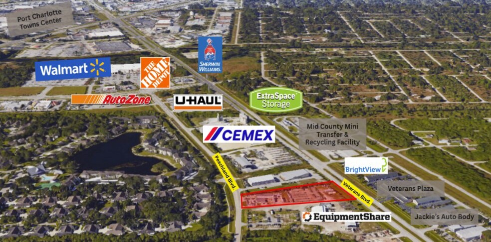 More Photos Of 19500 Peachland Blvd, Port Charlotte Warehouse For Lease
