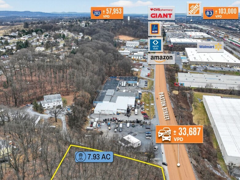 More Photos Of adj. to 7451 Paxton St, Harrisburg Land For Sale