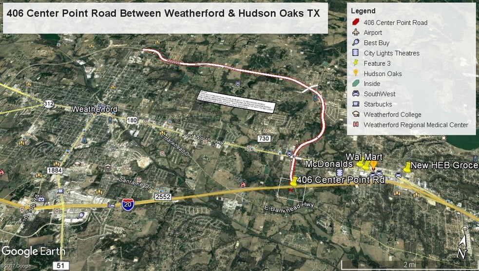 More Photos Of 406 Center Point Rd, Weatherford Land For Sale