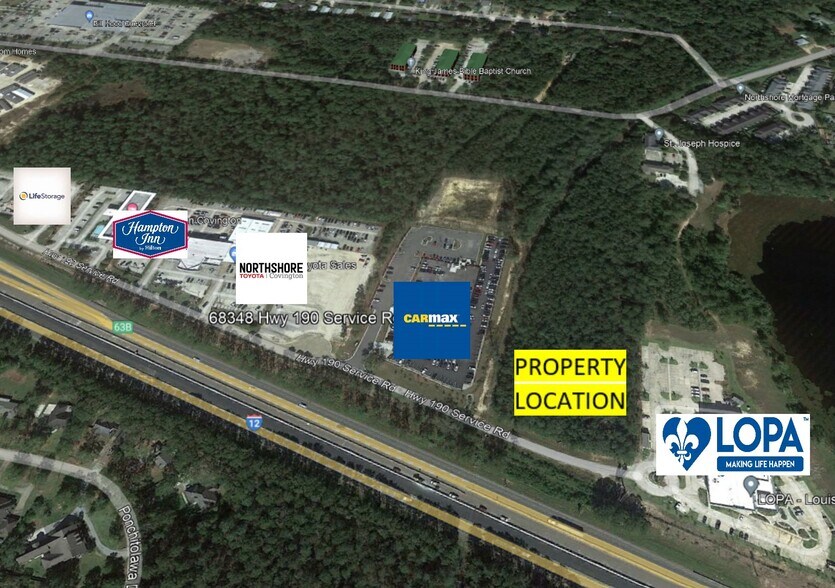 More Photos Of I-12 & Hwy 190, Covington Land For Sale