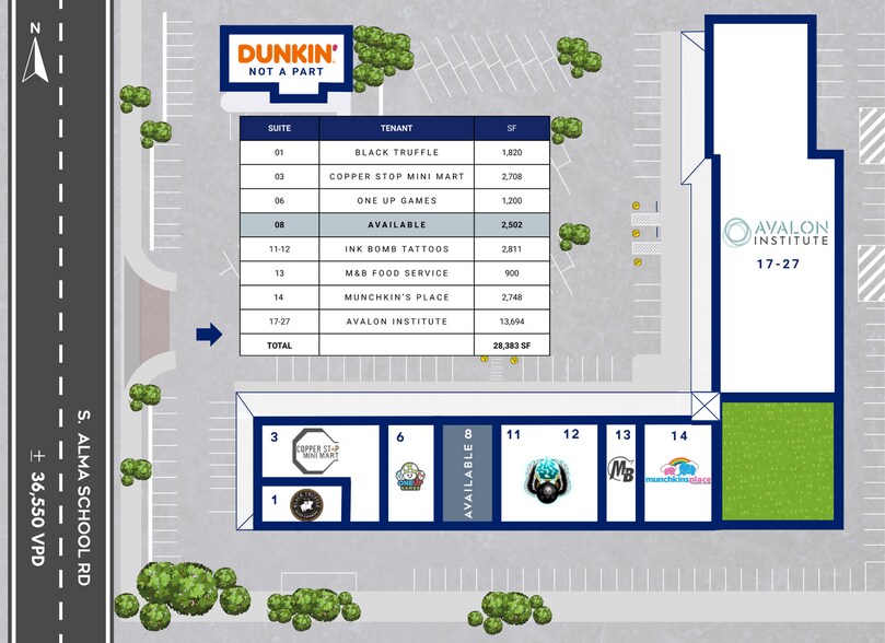 More Photos Of 2111 S Alma School Rd, Mesa General Retail For Lease