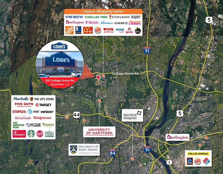 More Photos Of 325 Cottage Grove Rd, Bloomfield General Retail For Sale