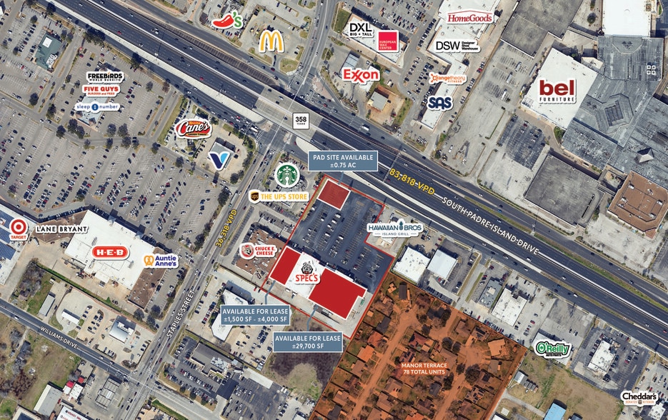 More Photos Of 5625 S Padre Island Dr, Corpus Christi Land For Lease