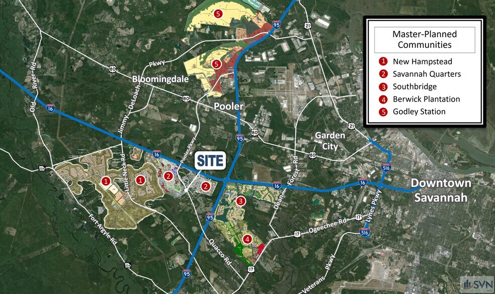 More Photos Of Quacco Rd & Easthaven Blvd, Pooler Land For Sale