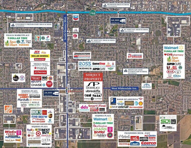 More Photos Of 2908-2950 S Mooney Blvd, Visalia General Retail For Sale