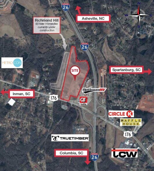More Photos Of 9710 Asheville Hwy, Inman Land For Sale