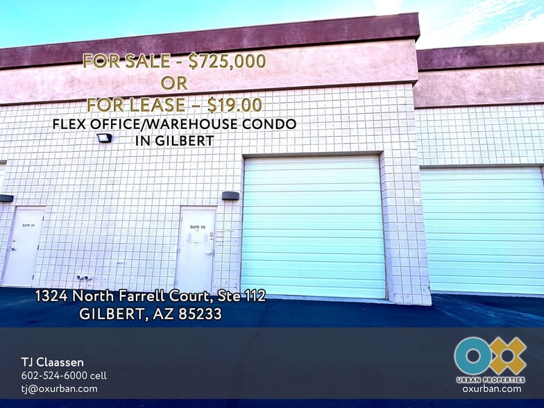 More Photos Of 1324 N Farrell Ct, Gilbert Warehouse For Sale