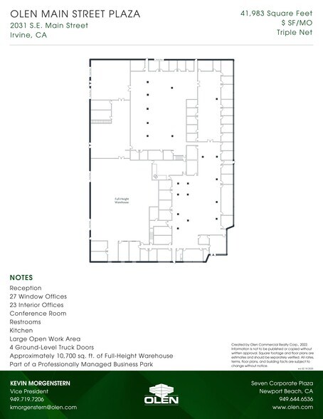 More Photos Of 2031 Main St, Irvine Research And Development For Lease