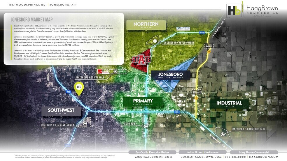 More Photos Of 1817 Woodsprings Rd, Jonesboro Unknown For Lease