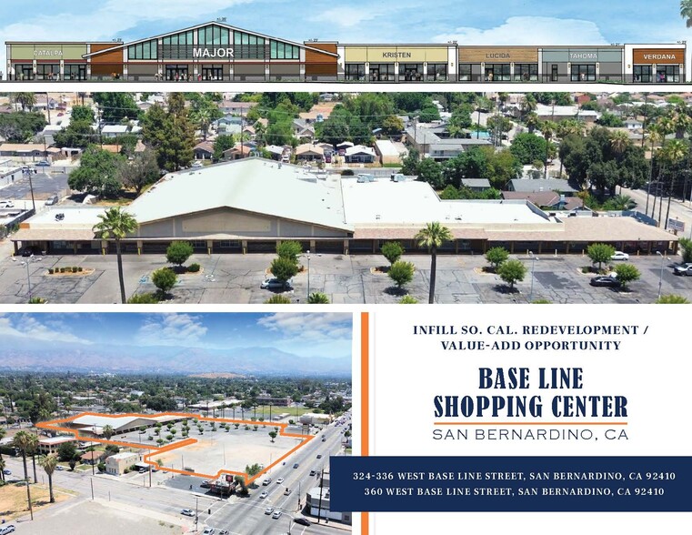 Primary Photo Of 324-336 W Base Line St, San Bernardino Supermarket For Sale