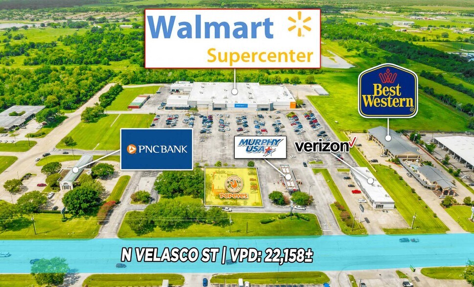 More Photos Of 1801 N Velasco St, Angleton Freestanding For Sale