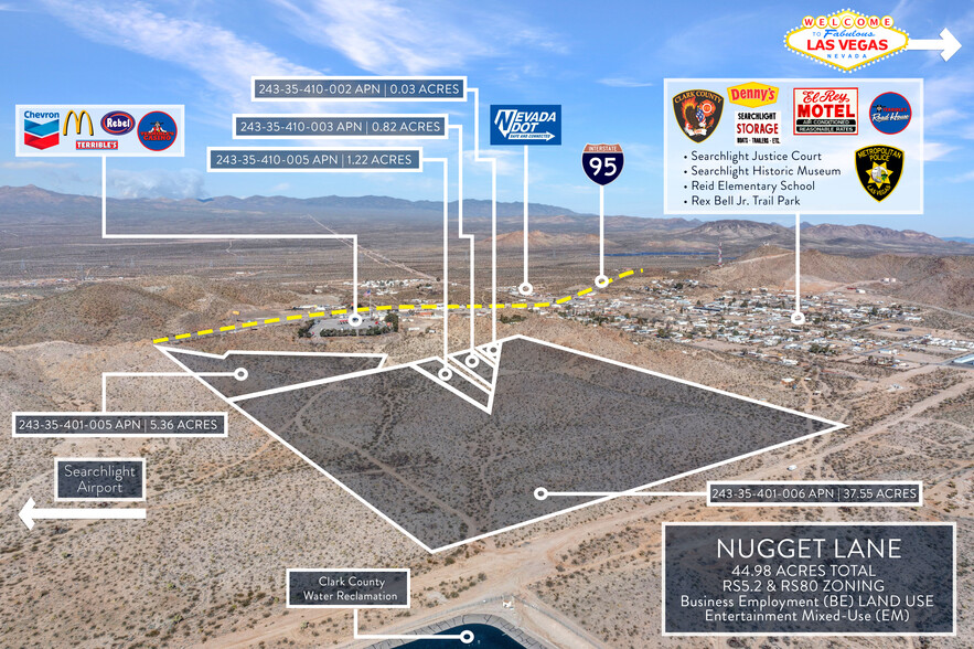 Primary Photo Of S Nugget Lane, Searchlight Land For Sale