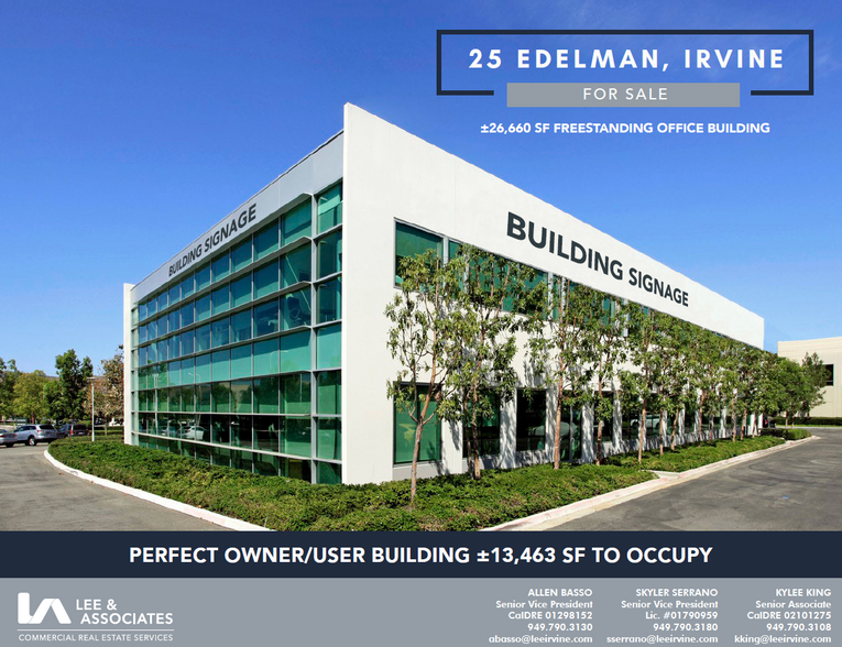 Primary Photo Of 25 Edelman, Irvine Office For Sale