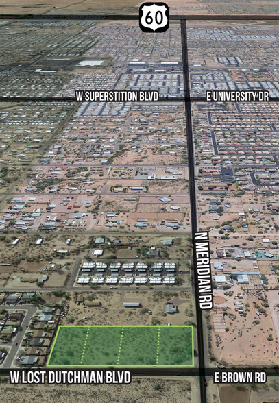 Primary Photo Of Meridian Dr @ Brown Rd, Apache Junction Land For Sale