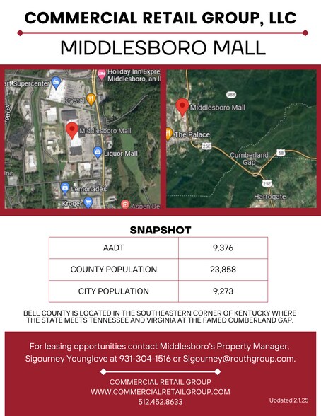 More Photos Of 905 N 12th St, Middlesboro Storefront For Lease
