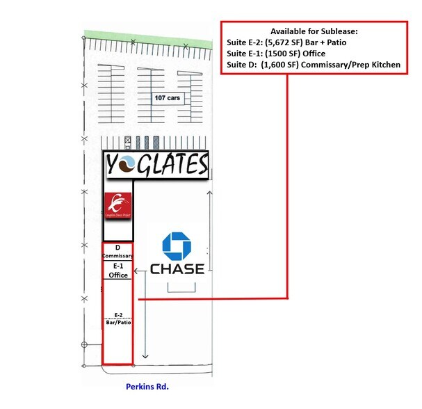 More Photos Of 3753 Perkins Rd, Baton Rouge General Retail For Lease