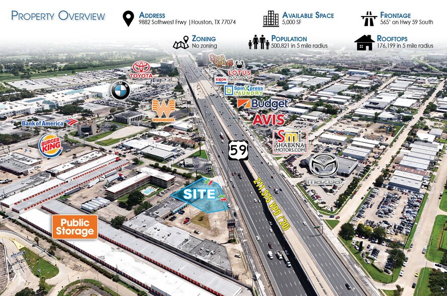 More Photos Of 9882 Southwest Fwy, Houston General Retail For Sale