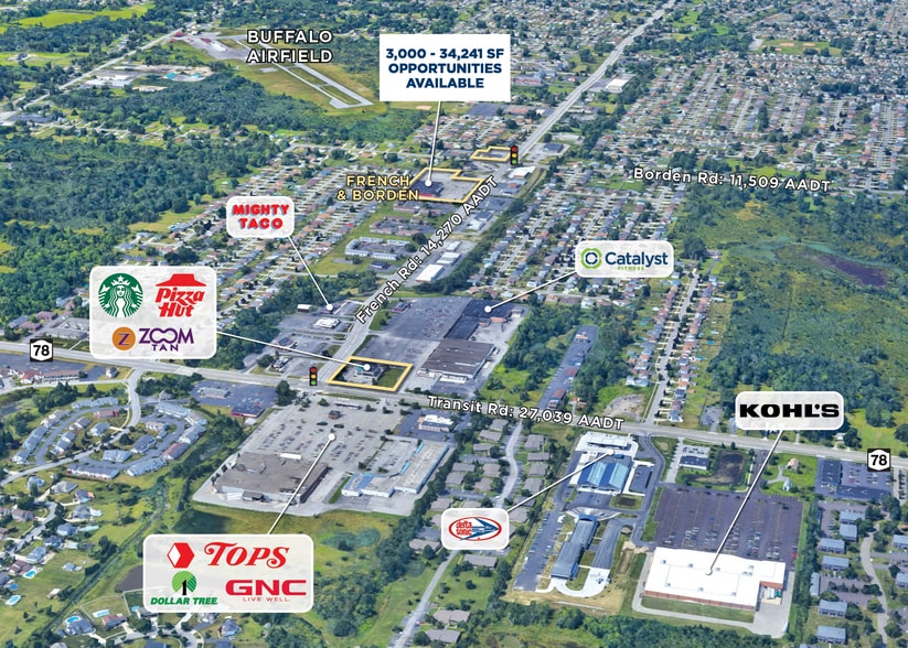 More Photos Of 1231-1235 French Rd, Depew Unknown For Lease