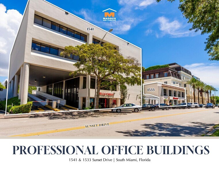 Primary Photo Of 1541 Sunset Dr, Coral Gables Office Residential For Lease