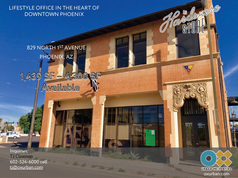 More Photos Of 829 N 1st Ave, Phoenix Loft Creative Space For Lease