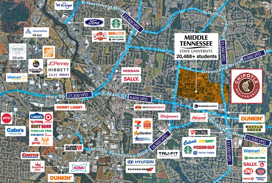 More Photos Of 232 N Rutherford Blvd, Murfreesboro Fast Food For Sale