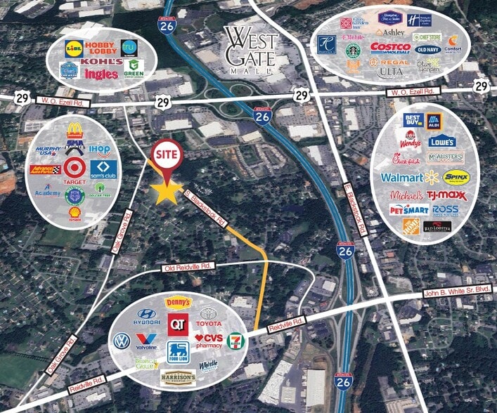 More Photos Of 156 S Blackstock Rd, Spartanburg Office For Sale