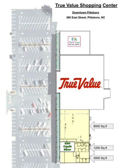 More Photos Of 350-440 East St, Pittsboro Unknown For Lease