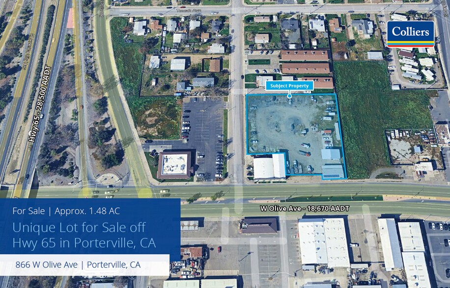 Primary Photo Of 866 W Olive Ave, Porterville Land For Sale