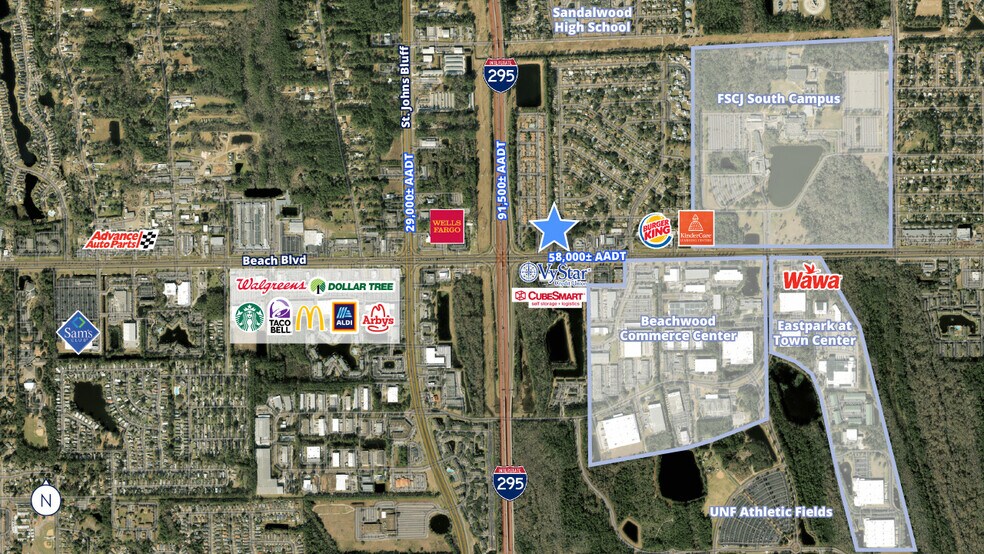 More Photos Of 11619 Beach Blvd, Jacksonville Freestanding For Sale