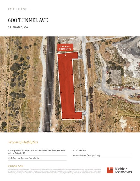 More Photos Of 600 Tunnel Ave, Brisbane Land For Lease