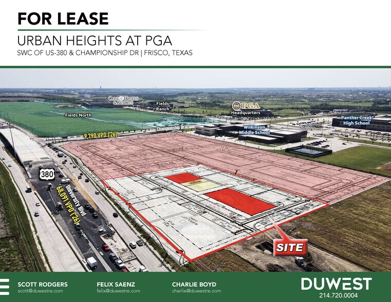 Primary Photo Of SWC of US Hwy 380 & Championship Dr, Frisco Unknown For Lease