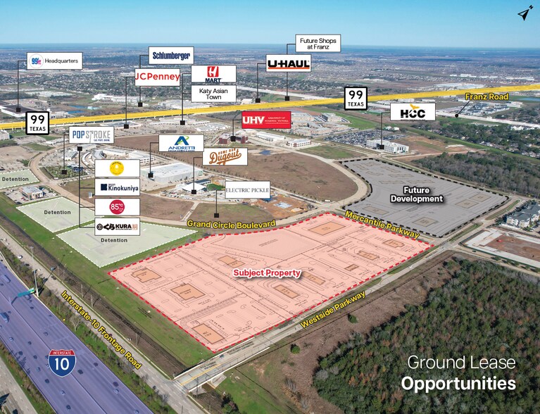 More Photos Of Westside Pky @ I-10, Katy Land For Lease