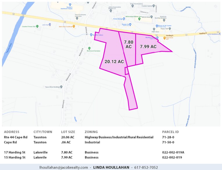 More Photos Of Route 44 & 15-17 Harding St, Lakeville Land For Sale