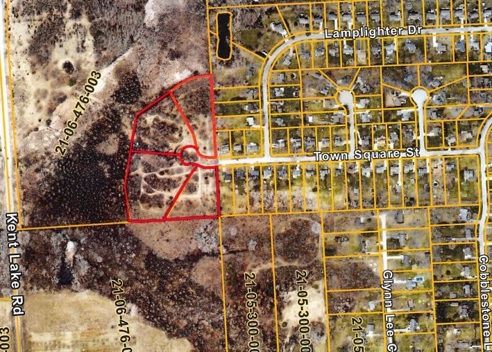 Primary Photo Of 60644 Town Square St, New Hudson Land For Sale