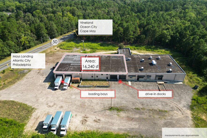 More Photos Of 176 New Jersey 50 Landing, Corbin City Warehouse For Sale