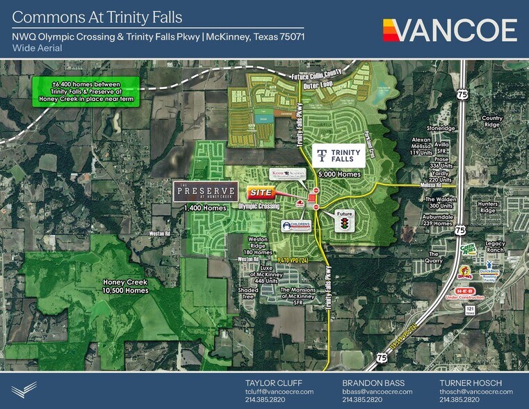 More Photos Of Commons At Trinity Falls, McKinney General Retail For Lease