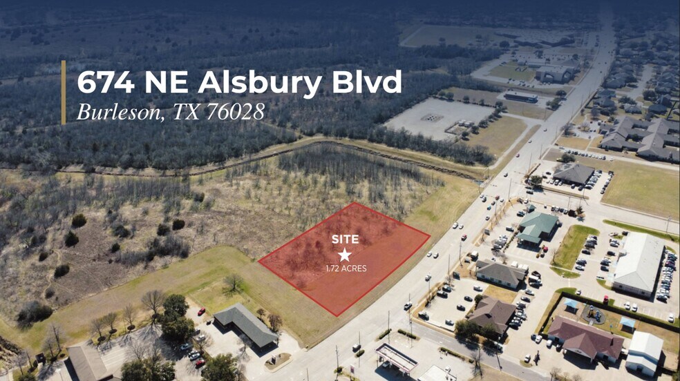 Primary Photo Of 674 NE Alsbury Blvd, Burleson Land For Sale