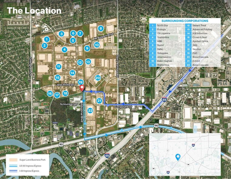 More Photos Of 625 Industrial Blvd, Sugar Land Industrial For Lease
