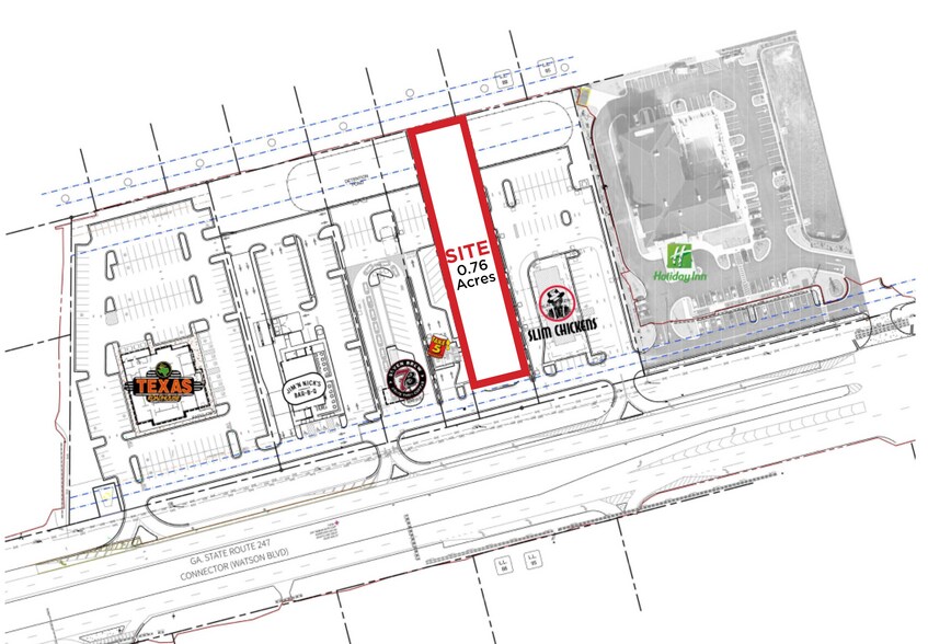 More Photos Of 4040 Watson Blvd, Warner Robins Land For Lease