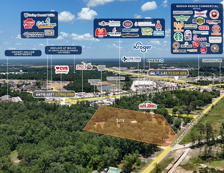 More Photos Of 12121 Old Montgomery Rd, Willis Land For Sale