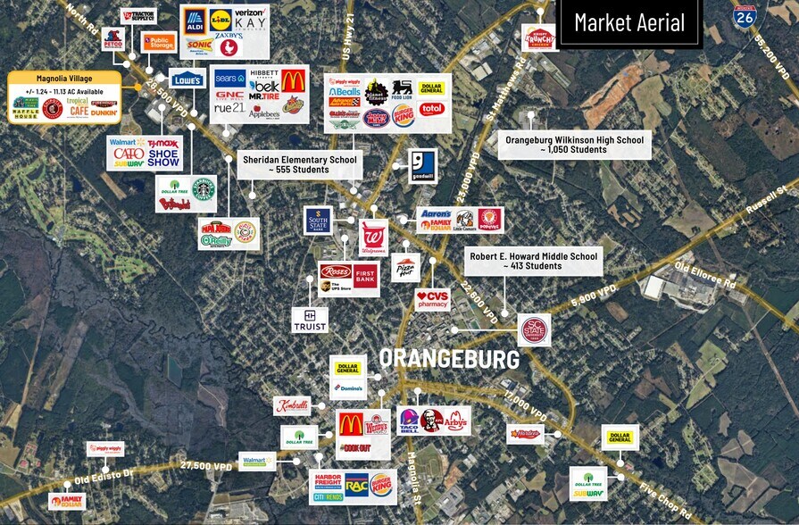 More Photos Of 293 Medway Dr, Orangeburg Land For Lease