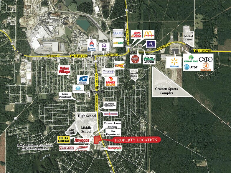 More Photos Of 1308 Main St, Crossett Unknown For Lease