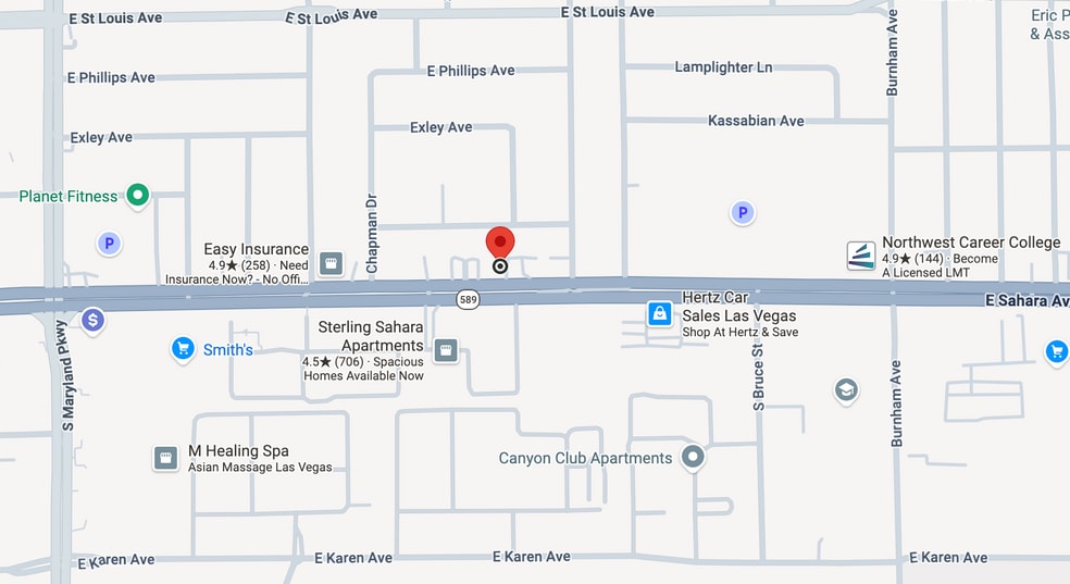 More Photos Of 1610 E Sahara Ave, Las Vegas Storefront Retail Office For Sale