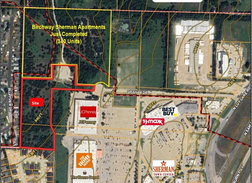 Primary Photo Of 620 Graham Drive, Sherman Land For Sale