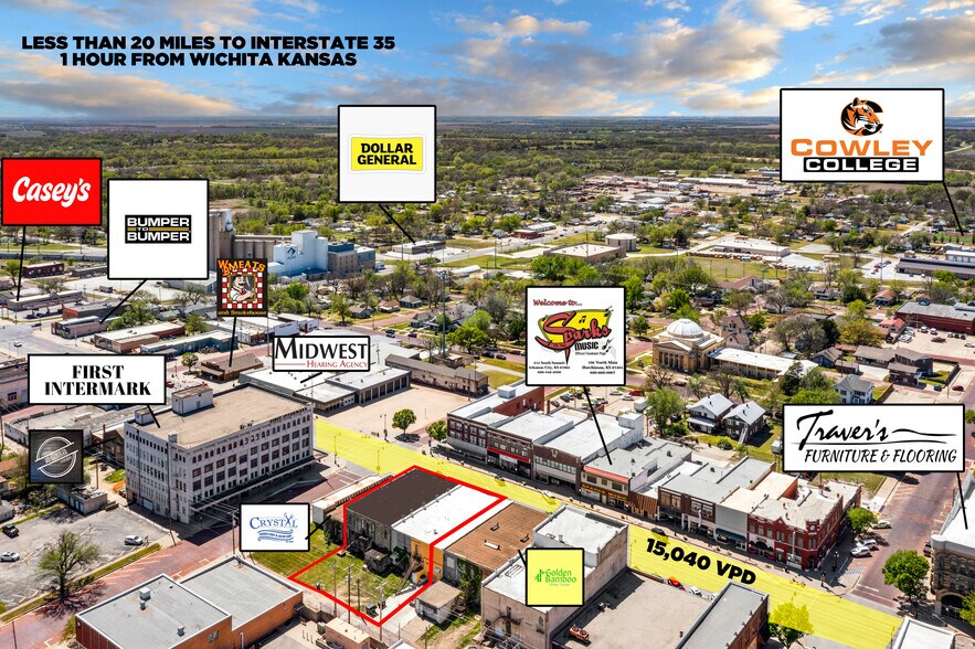 More Photos Of 318 S Summit St, Arkansas City Storefront Retail Office For Sale