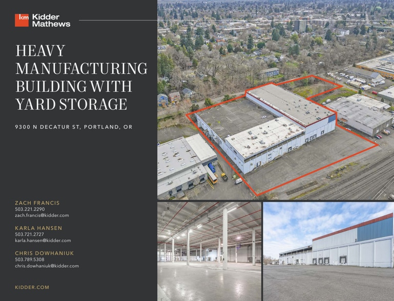 Primary Photo Of 9300 N Decatur St, Portland Warehouse For Sale