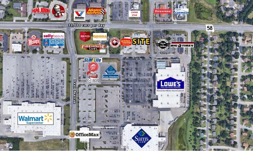 More Photos Of 1921 W Foxwood Dr, Raymore General Retail For Lease