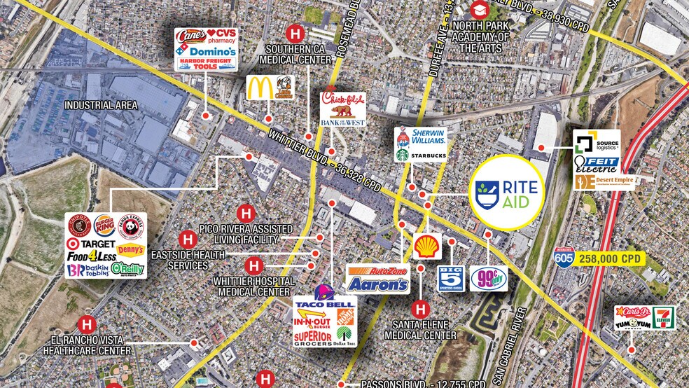 More Photos Of 9333 Whittier Blvd, Pico Rivera Drugstore For Lease